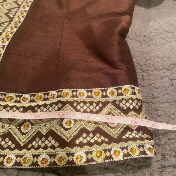 Victor Costa 100% Silk Beaded Elegant Blazer Jacket Size 14 - Picture 11 of 13